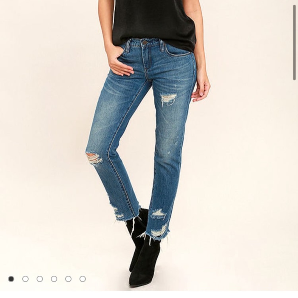 Blank NYC Girlfriend Distressed Jeans